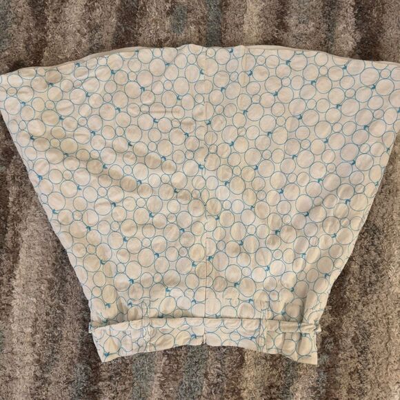 Vintage DJ & Co Cotton/Rayon Embroidered Polka Dot Skirt 12 - Picture 6 of 7